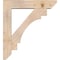 Ekena Millwork Merced Slat Smooth Bracket w/ Offset Brace, Douglas Fir, 7 1/2"W x 36"D x 40"H BKT0806X36X40MRC06SDF - alternate 3